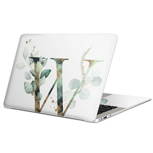 MacBook 用 スキンシール マックブック 13インチ 〜 16インチ MacBook Pro / MacBook Air 各種対応 ノートパソコン カバー ケース フィルム ステッカー アクセサリー 保護 019140 フォント 文字 w アルファ