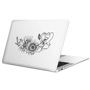 MacBook �p �X�L���V�[�� �}�b�N�u�b�N 13�C���` �` 16�C���` MacBook Pro / MacBook Air �e��Ή� �m�[�g�p�\�R�� �J�o�[ �P�[�X �t�B���� �X�e�b�J�[ �A�N�Z�T���[ �ی� 019562 �t�H���g flower ���m�N�� 