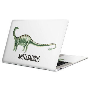 MacBook 用 スキンシール マックブック 13インチ 〜 16インチ MacBook Pro / MacBook Air 各種対応 ノートパソコン カバー ケース フィルム ステッカー アクセサリー 保護 019806 恐竜 恐竜 Apatosaurus アパト