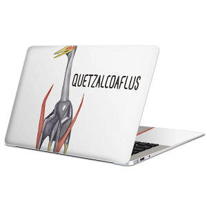 MacBook 用 スキンシール マックブック 13インチ 〜 16インチ MacBook Pro / MacBook Air 各種対応 ノートパソコン カバー ケース フィルム ステッカー アクセサリー 保護 019824 恐竜 恐竜 Quetzalcoaflus ケツ