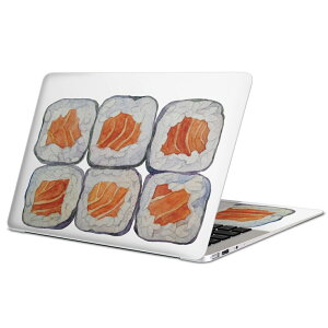 MacBook 用 スキンシール マックブック 13インチ 〜 16インチ MacBook Pro / MacBook Air 各種対応 ノートパソコン カバー ケース フィルム ステッカー アクセサリー 保護 019867 寿司 お寿司 Sushi ご飯