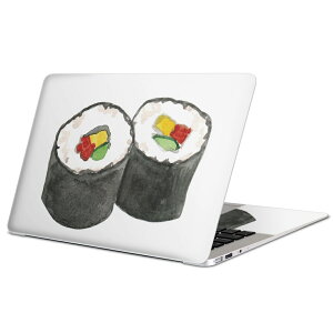 MacBook 用 スキンシール マックブック 13インチ 〜 16インチ MacBook Pro / MacBook Air 各種対応 ノートパソコン カバー ケース フィルム ステッカー アクセサリー 保護 019888 寿司 お寿司 Sushi ご飯