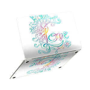 MacBook Neo 13�C���` �X�L���V�[�� �S�� �ی� �������� �J�o�[ �X�e�b�J�[ �m�[�gPC ������� �\�邾�� ���h�~ igsticker LOVE�@�J���t���@���C�{�[