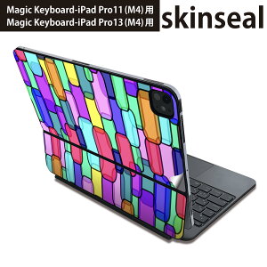 �}�W�b�N�L�[�{�[�h �p �X�L���V�[�� 11�C���` 13�C���` iPad Pro11(M4) iPad Pro13(M4)�p 2024�N���� ��5���� Magic Keyboard �Ή� �O�� �w�� �ی�V�[�� �l�C �J���t���@�^�C���@�͗l 000101