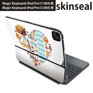 �}�W�b�N�L�[�{�[�h �p �X�L���V�[�� 11�C���` 13�C���` iPad Pro11(M4) iPad Pro13(M4)�p 2024�N���� ��5���� Magic Keyboard �Ή� �O�� �w�� �ی�V�[�� �l�C �n�[�g�@�X�@�C�^���A 001187