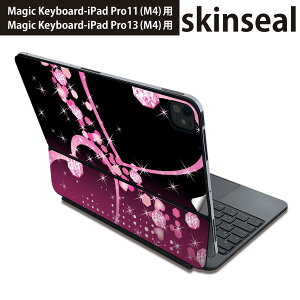 �}�W�b�N�L�[�{�[�h �p �X�L���V�[�� 11�C���` 13�C���` iPad Pro11(M4) iPad Pro13(M4)�p 2024�N���� ��5���� Magic Keyboard �Ή� �O�� �w�� �ی�V�[�� �l�C �n�[�g�@�s���N 002511