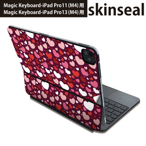 �}�W�b�N�L�[�{�[�h �p �X�L���V�[�� 11�C���` 13�C���` iPad Pro11(M4) iPad Pro13(M4)�p 2024�N���� ��5���� Magic Keyboard �Ή� �O�� �w�� �ی�V�[�� �l�C �n�[�g�@�͗l�@�s���N 003416