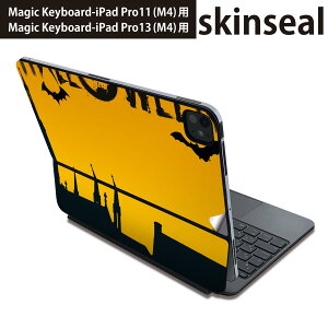 �}�W�b�N�L�[�{�[�h �p �X�L���V�[�� 11�C���` 13�C���` iPad Pro11(M4) iPad Pro13(M4)�p 2024�N���� ��5���� Magic Keyboard �Ή� �O�� �w�� �ی�V�[�� �l�C �n���E�B���@�R�E�����@Halloween 026063