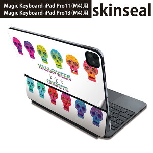 �}�W�b�N�L�[�{�[�h �p �X�L���V�[�� 11�C���` 13�C���` iPad Pro11(M4) iPad Pro13(M4)�p 2024�N���� ��5���� Magic Keyboard �Ή� �O�� �w�� �ی�V�[�� �l�C �[���@�J���t���@Halloween 026137