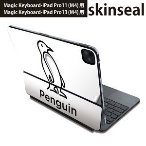 �}�W�b�N�L�[�{�[�h �p �X�L���V�[�� 11�C���` 13�C���` iPad Pro11(M4) iPad Pro13(M4)�p 2024�N���� ��5���� Magic Keyboard �Ή� �O�� �w�� �ی�V�[�� �l�C penguin 032386