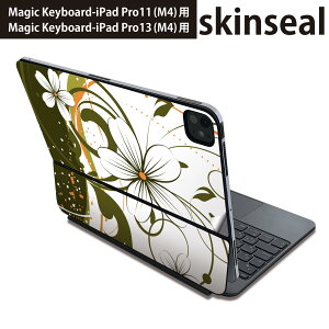 �}�W�b�N�L�[�{�[�h �p �X�L���V�[�� 11�C���` 13�C���` iPad Pro11(M4) iPad Pro13(M4)�p 2024�N���� ��5���� Magic Keyboard �Ή� �O�� �w�� �ی�V�[�� �l�C �ԁ@�@�O���[�� 005579