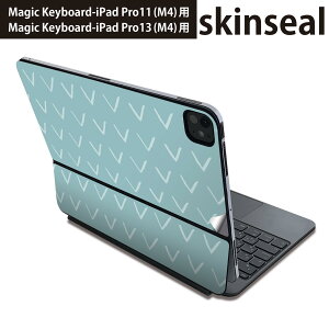 マジックキーボード 用 スキンシール 11インチ 13インチ iPad Pro11(M4) iPad Pro13(M4)用 2024年発売 第5世代 Magic Keyboard 対応 前面 背面 保護シール 人気 050308