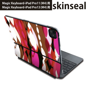 �}�W�b�N�L�[�{�[�h �p �X�L���V�[�� 11�C���` 13�C���` iPad Pro11(M4) iPad Pro13(M4)�p 2024�N���� ��5���� Magic Keyboard �Ή� �O�� �w�� �ی�V�[�� �l�C �ԁ@���b�h�@�͗l 006077