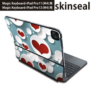 �}�W�b�N�L�[�{�[�h �p �X�L���V�[�� 11�C���` 13�C���` iPad Pro11(M4) iPad Pro13(M4)�p 2024�N���� ��5���� Magic Keyboard �Ή� �O�� �w�� �ی�V�[�� �l�C �n�[�g�@�͗l 006439