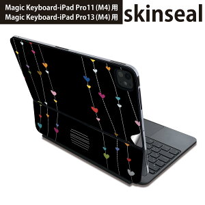 �}�W�b�N�L�[�{�[�h �p �X�L���V�[�� 11�C���` 13�C���` iPad Pro11(M4) iPad Pro13(M4)�p 2024�N���� ��5���� Magic Keyboard �Ή� �O�� �w�� �ی�V�[�� �l�C �n�[�g�@���@�u���b�N 007236