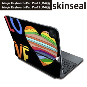 �}�W�b�N�L�[�{�[�h �p �X�L���V�[�� 11�C���` 13�C���` iPad Pro11(M4) iPad Pro13(M4)�p 2024�N���� ��5���� Magic Keyboard �Ή� �O�� �w�� �ی�V�[�� �l�C �n�[�g�@�J���t���@���C���{�[�@���� 007375
