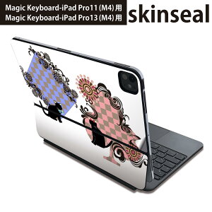 �}�W�b�N�L�[�{�[�h �p �X�L���V�[�� 11�C���` 13�C���` iPad Pro11(M4) iPad Pro13(M4)�p 2024�N���� ��5���� Magic Keyboard �Ή� �O�� �w�� �ی�V�[�� �l�C �`�F�b�N�@�L�@�l�R�@�s���͗l 007517