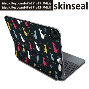 �}�W�b�N�L�[�{�[�h �p �X�L���V�[�� 11�C���` 13�C���` iPad Pro11(M4) iPad Pro13(M4)�p 2024�N���� ��5���� Magic Keyboard �Ή� �O�� �w�� �ی�V�[�� �l�C �J���t���@�L�@�˂��@�͗l 007749