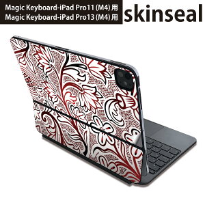 �}�W�b�N�L�[�{�[�h �p �X�L���V�[�� 11�C���` 13�C���` iPad Pro11(M4) iPad Pro13(M4)�p 2024�N���� ��5���� Magic Keyboard �Ή� �O�� �w�� �ی�V�[�� �l�C �ԁ@�@�ԁ@���b�h�@�͗l 007793