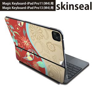 �}�W�b�N�L�[�{�[�h �p �X�L���V�[�� 11�C���` 13�C���` iPad Pro11(M4) iPad Pro13(M4)�p 2024�N���� ��5���� Magic Keyboard �Ή� �O�� �w�� �ی�V�[�� �l�C �ԁ@�@���F�@�ԁ@���b�h�@�͗l 007958