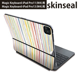 �}�W�b�N�L�[�{�[�h �p �X�L���V�[�� 11�C���` 13�C���` iPad Pro11(M4) iPad Pro13(M4)�p 2024�N���� ��5���� Magic Keyboard �Ή� �O�� �w�� �ی�V�[�� �l�C �X�g���C�v�@�J���t���@�͗l 008390