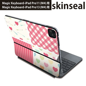 �}�W�b�N�L�[�{�[�h �p �X�L���V�[�� 11�C���` 13�C���` iPad Pro11(M4) iPad Pro13(M4)�p 2024�N���� ��5���� Magic Keyboard �Ή� �O�� �w�� �ی�V�[�� �l�C �n�[�g�@�p�X�e���@�J���t���@�͗l 008395