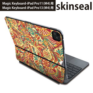 �}�W�b�N�L�[�{�[�h �p �X�L���V�[�� 11�C���` 13�C���` iPad Pro11(M4) iPad Pro13(M4)�p 2024�N���� ��5���� Magic Keyboard �Ή� �O�� �w�� �ی�V�[�� �l�C �ԁ@�@�ԁ@���b�h�@�͗l 008409