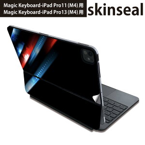 �}�W�b�N�L�[�{�[�h �p �X�L���V�[�� 11�C���` 13�C���` iPad Pro11(M4) iPad Pro13(M4)�p 2024�N���� ��5���� Magic Keyboard �Ή� �O�� �w�� �ی�V�[�� �l�C �f�W�^���@���@�u���b�N�@�ԁ@�@�͗l 008492