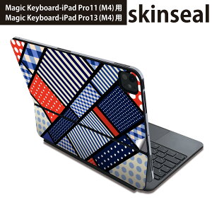 �}�W�b�N�L�[�{�[�h �p �X�L���V�[�� 11�C���` 13�C���` iPad Pro11(M4) iPad Pro13(M4)�p 2024�N���� ��5���� Magic Keyboard �Ή� �O�� �w�� �ی�V�[�� �l�C �@�u���[�@�`�F�b�N�@���ʁ@�͗l 008528