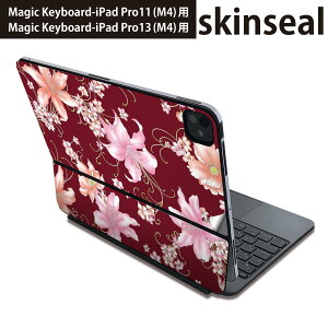 �}�W�b�N�L�[�{�[�h �p �X�L���V�[�� 11�C���` 13�C���` iPad Pro11(M4) iPad Pro13(M4)�p 2024�N���� ��5���� Magic Keyboard �Ή� �O�� �w�� �ی�V�[�� �l�C �ԁ@�@�ԁ@���b�h�@�s���N�@ 008640