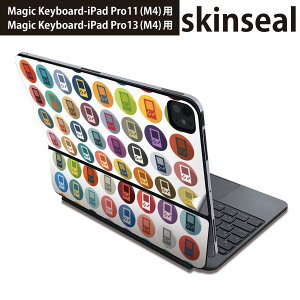 �}�W�b�N�L�[�{�[�h �p �X�L���V�[�� 11�C���` 13�C���` iPad Pro11(M4) iPad Pro13(M4)�p 2024�N���� ��5���� Magic Keyboard �Ή� �O�� �w�� �ی�V�[�� �l�C �͗l�@�J���t���@�Q�[�� 008810