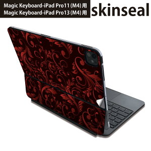 �}�W�b�N�L�[�{�[�h �p �X�L���V�[�� 11�C���` 13�C���` iPad Pro11(M4) iPad Pro13(M4)�p 2024�N���� ��5���� Magic Keyboard �Ή� �O�� �w�� �ی�V�[�� �l�C �ԁ@���b�h�@���@�u���b�N�@�͗l 008817