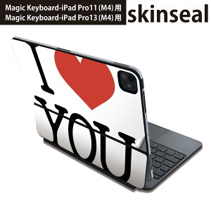 �}�W�b�N�L�[�{�[�h �p �X�L���V�[�� 11�C���` 13�C���` iPad Pro11(M4) iPad Pro13(M4)�p 2024�N���� ��5���� Magic Keyboard �Ή� �O�� �w�� �ی�V�[�� �l�C �p��@�n�[�g�@LOVE 009274