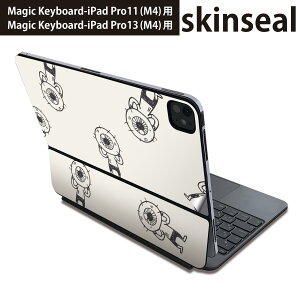 �}�W�b�N�L�[�{�[�h �p �X�L���V�[�� 11�C���` 13�C���` iPad Pro11(M4) iPad Pro13(M4)�p 2024�N���� ��5���� Magic Keyboard �Ή� �O�� �w�� �ی�V�[�� �l�C �ڋʂ��₶�@�L�����N�^�[ 010701