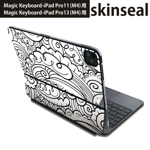 �}�W�b�N�L�[�{�[�h �p �X�L���V�[�� 11�C���` 13�C���` iPad Pro11(M4) iPad Pro13(M4)�p 2024�N���� ��5���� Magic Keyboard �Ή� �O�� �w�� �ی�V�[�� �l�C �͗l�@���m�g�[���@�h�� 011288