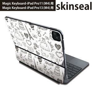 �}�W�b�N�L�[�{�[�h �p �X�L���V�[�� 11�C���` 13�C���` iPad Pro11(M4) iPad Pro13(M4)�p 2024�N���� ��5���� Magic Keyboard �Ή� �O�� �w�� �ی�V�[�� �l�C �E�G�f�B���O�@�n�[�g�@���� 011435