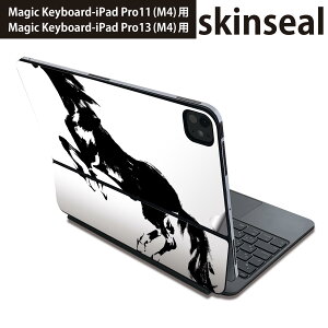�}�W�b�N�L�[�{�[�h �p �X�L���V�[�� 11�C���` 13�C���` iPad Pro11(M4) iPad Pro13(M4)�p 2024�N���� ��5���� Magic Keyboard �Ή� �O�� �w�� �ی�V�[�� �l�C �n�@�V���G�b�g�@���m�g�[�� 011898