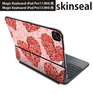 �}�W�b�N�L�[�{�[�h �p �X�L���V�[�� 11�C���` 13�C���` iPad Pro11(M4) iPad Pro13(M4)�p 2024�N���� ��5���� Magic Keyboard �Ή� �O�� �w�� �ی�V�[�� �l�C �n�[�g�@�ԁ@�h�b�g 012532