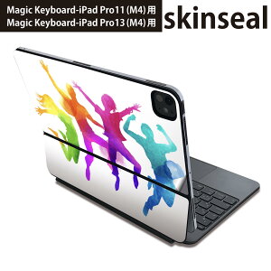 �}�W�b�N�L�[�{�[�h �p �X�L���V�[�� 11�C���` 13�C���` iPad Pro11(M4) iPad Pro13(M4)�p 2024�N���� ��5���� Magic Keyboard �Ή� �O�� �w�� �ی�V�[�� �l�C �T�b�J�[�@�V���G�b�g�@�J���t�� 012639