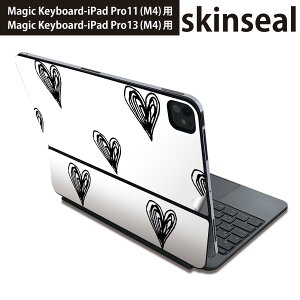 �}�W�b�N�L�[�{�[�h �p �X�L���V�[�� 11�C���` 13�C���` iPad Pro11(M4) iPad Pro13(M4)�p 2024�N���� ��5���� Magic Keyboard �Ή� �O�� �w�� �ی�V�[�� �l�C �n�[�g�@�����@���m�g�[�� 012753