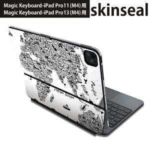 �}�W�b�N�L�[�{�[�h �p �X�L���V�[�� 11�C���` 13�C���` iPad Pro11(M4) iPad Pro13(M4)�p 2024�N���� ��5���� Magic Keyboard �Ή� �O�� �w�� �ی�V�[�� �l�C ���E�n�}�@���g�� 014130