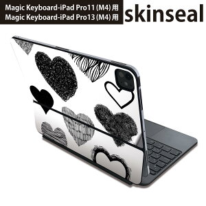 �}�W�b�N�L�[�{�[�h �p �X�L���V�[�� 11�C���` 13�C���` iPad Pro11(M4) iPad Pro13(M4)�p 2024�N���� ��5���� Magic Keyboard �Ή� �O�� �w�� �ی�V�[�� �l�C �n�[�g�@�͗l 014509
