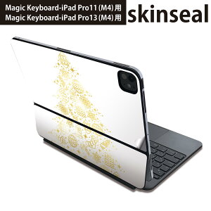 �}�W�b�N�L�[�{�[�h �p �X�L���V�[�� 11�C���` 13�C���` iPad Pro11(M4) iPad Pro13(M4)�p 2024�N���� ��5���� Magic Keyboard �Ή� �O�� �w�� �ی�V�[�� �l�C �S�[���h�@�c���[�@�N���X�}�X�@ 015608