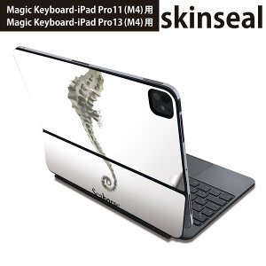 �}�W�b�N�L�[�{�[�h �p �X�L���V�[�� 11�C���` 13�C���` iPad Pro11(M4) iPad Pro13(M4)�p 2024�N���� ��5���� Magic Keyboard �Ή� �O�� �w�� �ی�V�[�� �l�C �C�̐��� Seahorse �^�c�m�I�g�V�S 019734