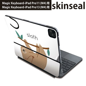 �}�W�b�N�L�[�{�[�h �p �X�L���V�[�� 11�C���` 13�C���` iPad Pro11(M4) iPad Pro13(M4)�p 2024�N���� ��5���� Magic Keyboard �Ή� �O�� �w�� �ی�V�[�� �l�C S sloth �i�}�P���m 019952