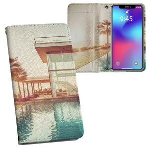 iPhone16pro 6.3インチ 専用 各キャリア iPhone 16 pro 共通対応 用 内側プリント ケース カバー 手帳型 マグネット式 ピタッと閉まる レザーケース カード収納 ポケット 033782 海辺 夕日