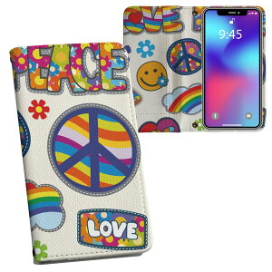 Xperia 10 VII �p �����v�����g SO-52F / SOG16 / XQ-FE44 ���ʑΉ� �P�[�X �J�o�[ �蒠�^ �}�O�l�b�g�� �s�^�b�ƕ܂� ���U�[�P�[�X �J�[�h���[ �|�P�b�g 011723 LOVE�@�s�[�X�@�J���t��