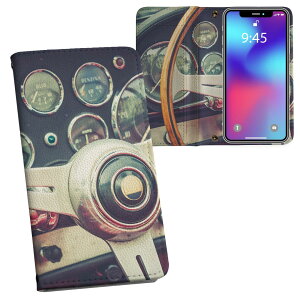 AQUOS sense7 SH-53C SHG10 共通対応 内側プリント sh53c 対応 ケース カバー 手帳型 マグネット式 ピタッと閉まる レザーケース カード収納 ポケット 012602 車 写真 かっこいい