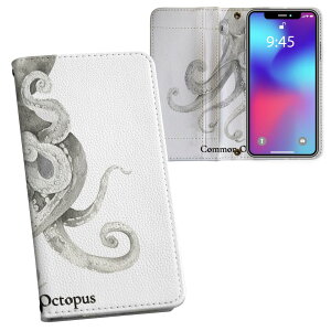 Galaxy A36 5G / A56 5G �p �����v�����g SC-54F / SCG34 ���ʑΉ� �P�[�X �J�o�[ �蒠�^ �}�O�l�b�g�� �s�^�b�ƕ܂� ���U�[�P�[�X �J�[�h���[ �|�P�b�g 019730 �C�̐��� �^�R octopus