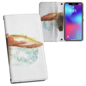 Xperia 10 VII �p �����v�����g SO-52F / SOG16 / XQ-FE44 ���ʑΉ� �P�[�X �J�o�[ �蒠�^ �}�O�l�b�g�� �s�^�b�ƕ܂� ���U�[�P�[�X �J�[�h���[ �|�P�b�g 019852 �����i Sushi